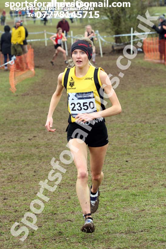 Womens under-20s, 2020 British Athletics Inter Counties Cross Country Champs., Prestwold Hall, Loughborough. Photo: David T. Hewitson/Sports for All Pics